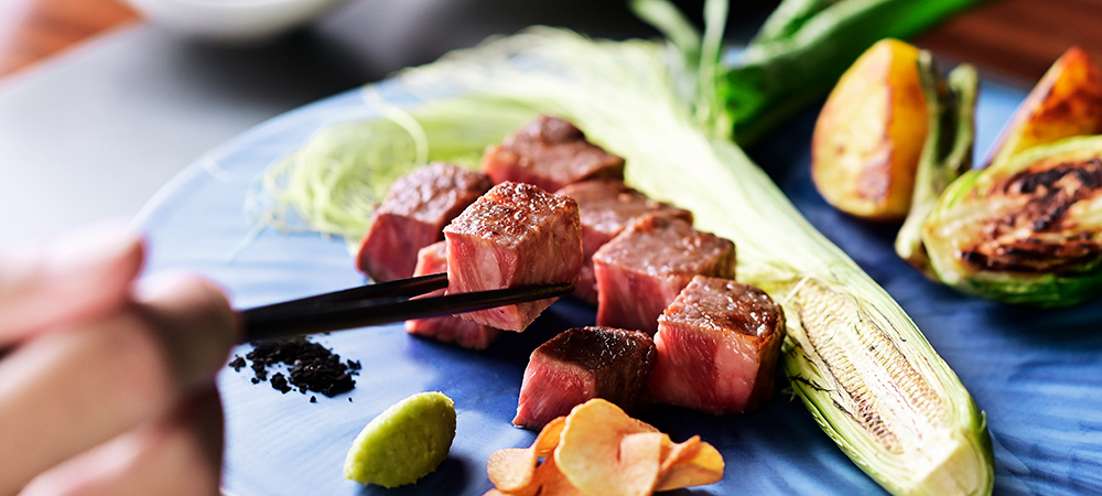 瓊鶴海の料理とおもてなしをお手軽に楽しむ 鉄板焼きランチ「水天」