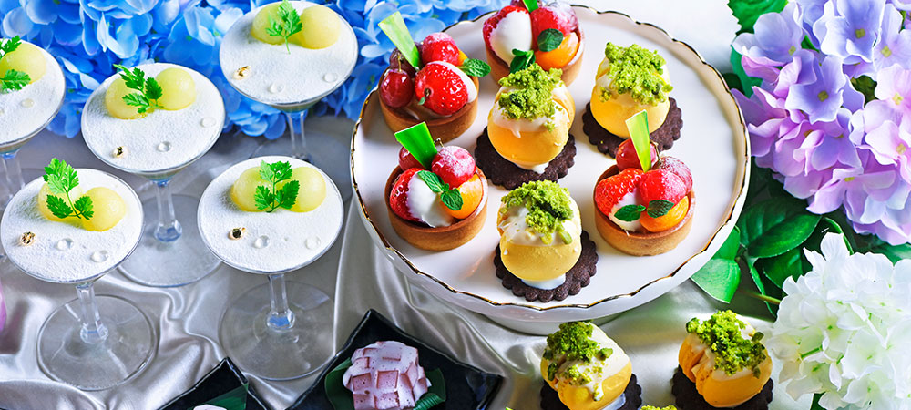 初夏の陽光に輝くいろどり料理ランチ＆ディナービュッフェでたのしむ美味しいひと皿