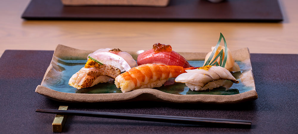 旬の味覚をそのままに 寿司ディナーコース「松翠 -SYOSUI-」