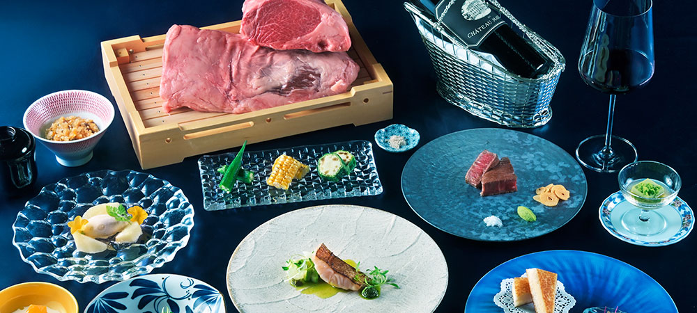 旬の恵みを味わう、夏の贅沢鉄板焼きディナーコース「海神 -WADATSUMI-」