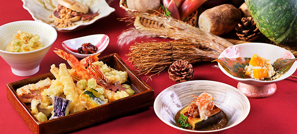 秋の味覚を揚げたてで味わう贅沢な天ぷらランチコース 「風頭 -KAZAGASHIRA-」