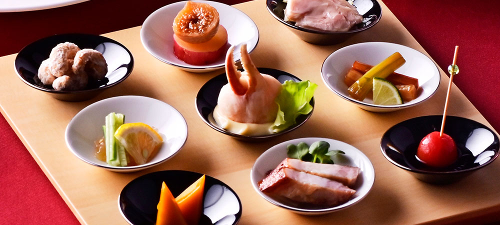 オリジナリティあふれる一品一品を味わう、珠玉のディナーコース「始皇帝」