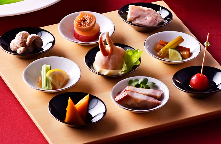 オリジナリティあふれる一品一品を味わう、珠玉のディナーコース「始皇帝」