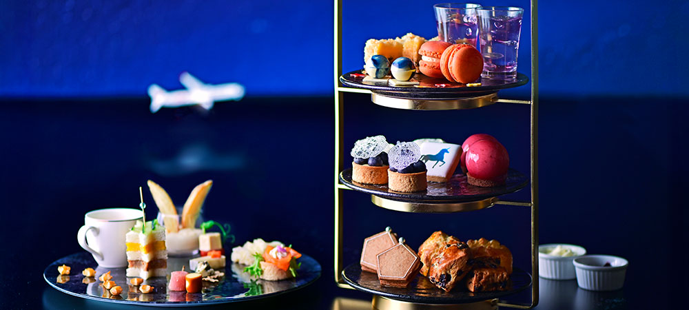 コラボレーション アフタヌーンティー 第2弾!日本航空×長崎市科学館×ヒルトン長崎「星空アフタヌーンティー"Runway to Stars"」