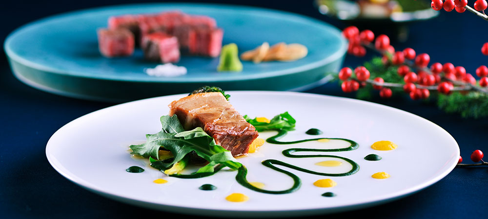 冬の贅沢を五感で味わう、鉄板焼きディナーコース 「海神 -WADATSUMI-」