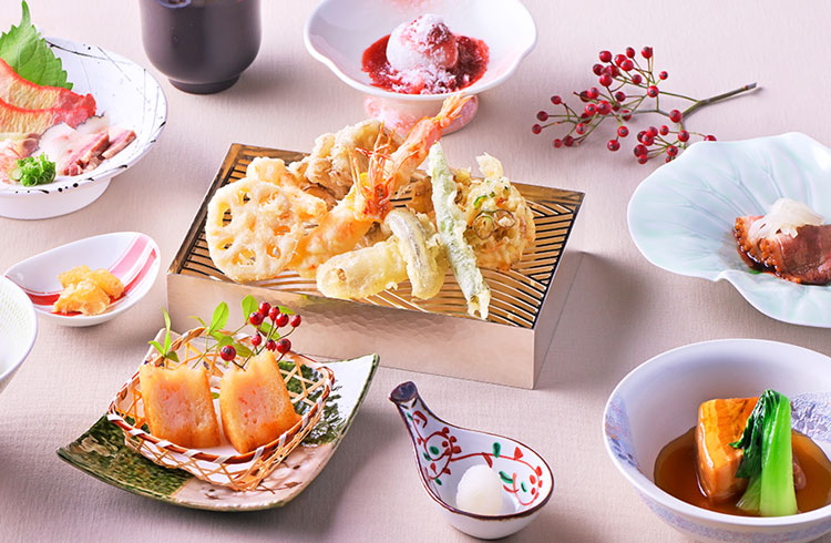 長崎の味を気軽に味わう天ぷらランチコース「長崎卓袱天ぷら -NAGASAKI SHIPPOK TEMPURA-」