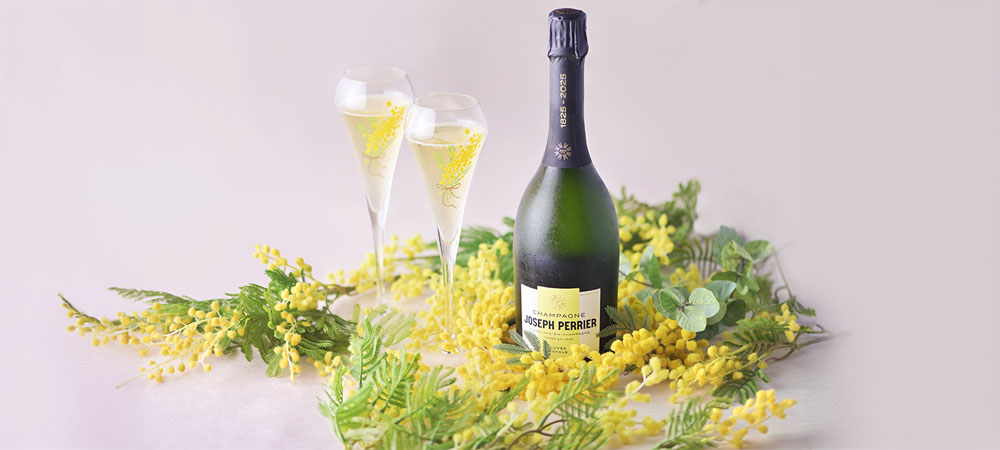 国際女性デーにジョセフ・ペリエで華やかな乾杯