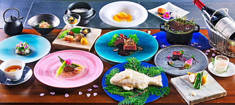 瓊鶴海鉄板焼きの神髄を堪能する至高のコース ＂和蘭綴り NAGASAKI 鉄板＂春の航海コース/羽海コース