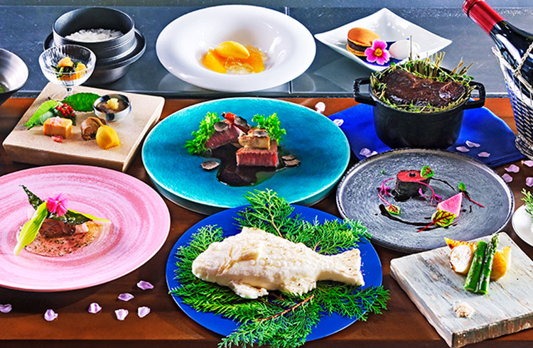 瓊鶴海鉄板焼きの神髄を堪能する至高のコース ＂和蘭綴り NAGASAKI 鉄板＂春の航海コース/羽海コース