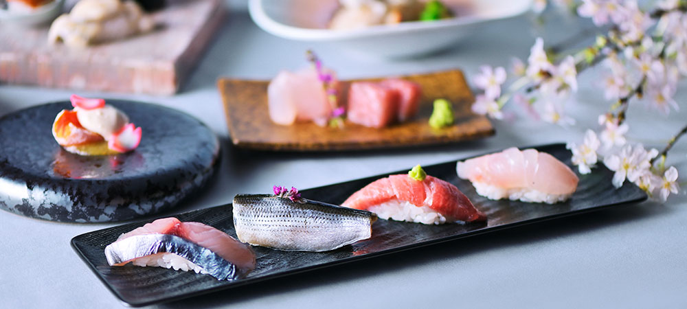 春の旬魚と長崎前が織りなす寿司ディナーコース 「桜雲 -OUUN-」
