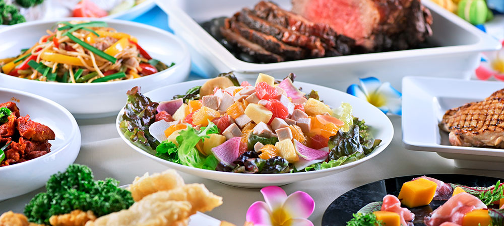 きらめく南国気分を味わう夏のビュッフェ Jul.｜Tropical Summer Buffet Aug.｜Summer Holiday Buffet