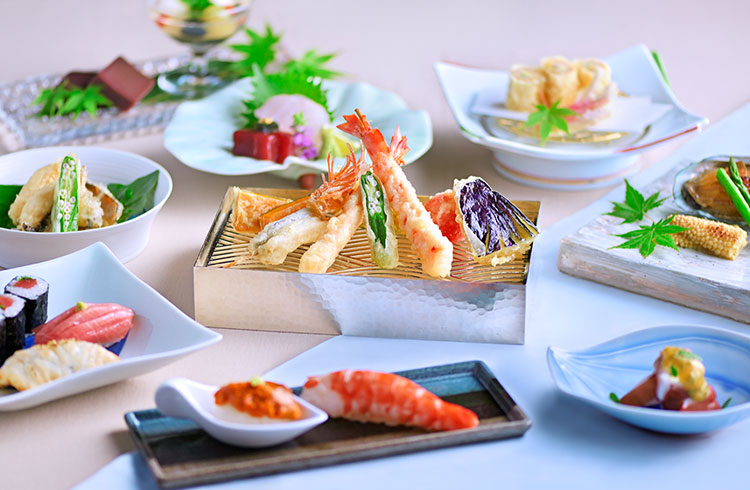 長崎の夏の恵みを、天ぷらと寿司で涼やかに仕立てた会席 「橘 -TACHIBANA-」
