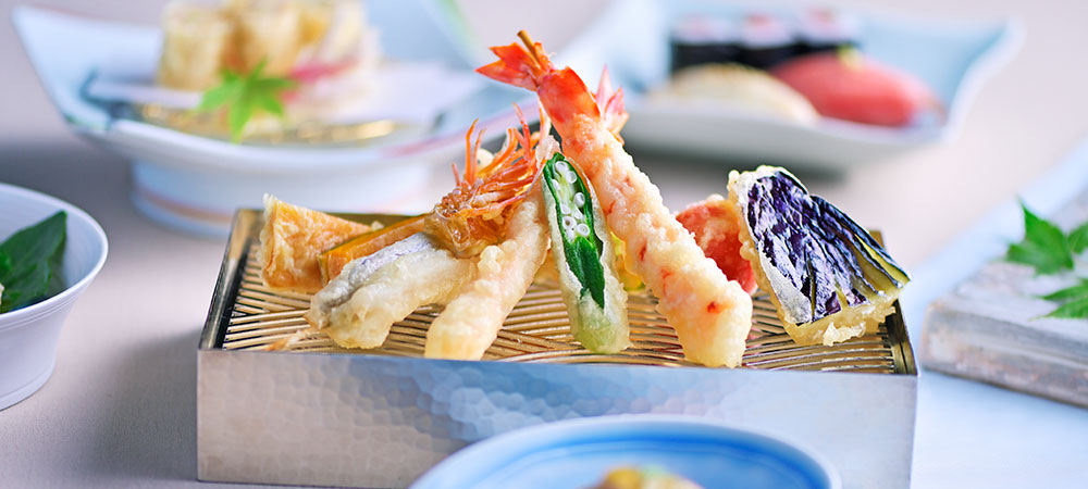 長崎の夏の恵みを、天ぷらと寿司で涼やかに仕立てた会席 「橘 -TACHIBANA-」