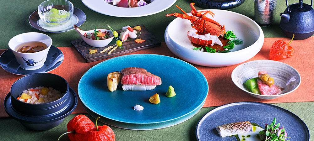 長崎の旬と極上食材を味わう、＂和蘭綴り NAGASAKI 鉄板＂ディナーコース「航海 -KOUKAI-」
