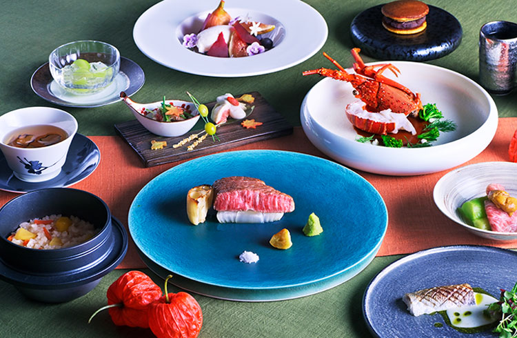 長崎の旬と極上食材を味わう、＂和蘭綴り NAGASAKI 鉄板＂ディナーコース「航海 -KOUKAI-」