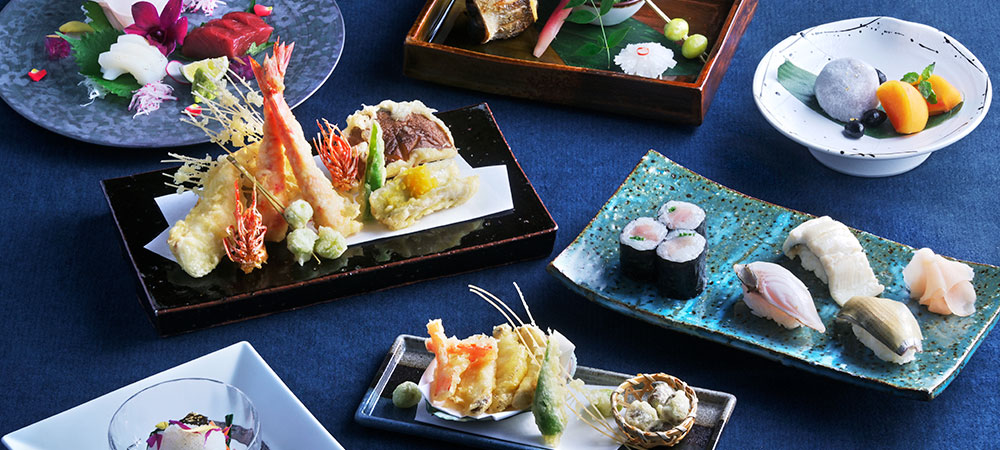 季節の味覚を楽しむ、天ぷらと寿司の贅沢なひととき 「橘 -TACHIBANA-」